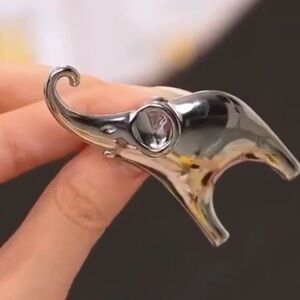 Elephant Stainless Steel Waterproof Brooch